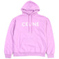 CELINE Hoodie 2Y369670Q Main: 100% cotton, part: 96% cotton, part: 4% polyurethane lavender mens M
