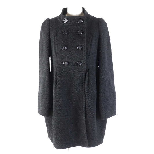 BURBERRY BLUE LABEL coat FNF04-860-08 Main: 90% wool, Main: 10% nylon Charcoal gray Women 38