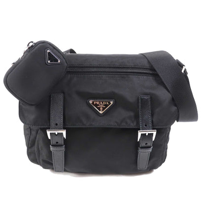 Prada Shoulder Bag 1Bd953 Main Nylon Part Leather Nero Black Re-Nylon Women Rovelle Bags