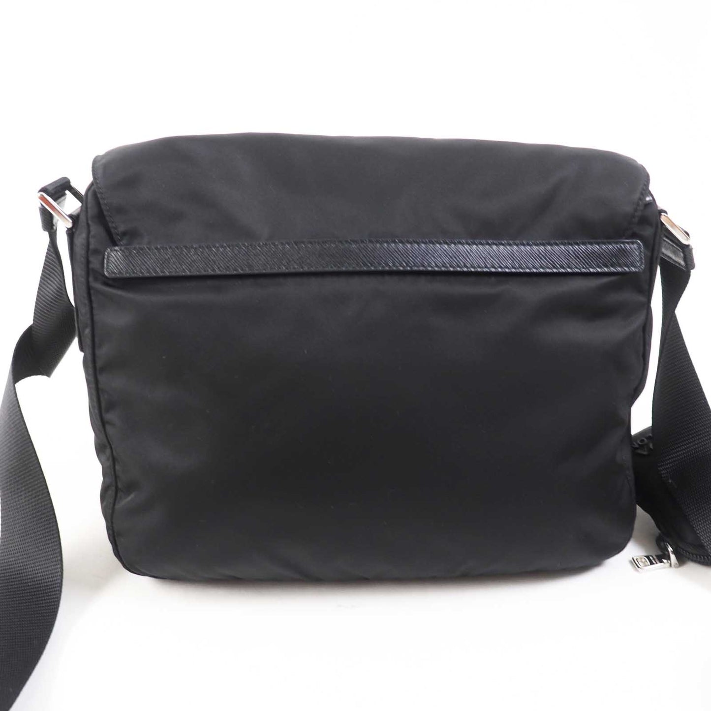 Prada Shoulder Bag 1Bd953 Main Nylon Part Leather Nero Black Re-Nylon Women Rovelle Bags