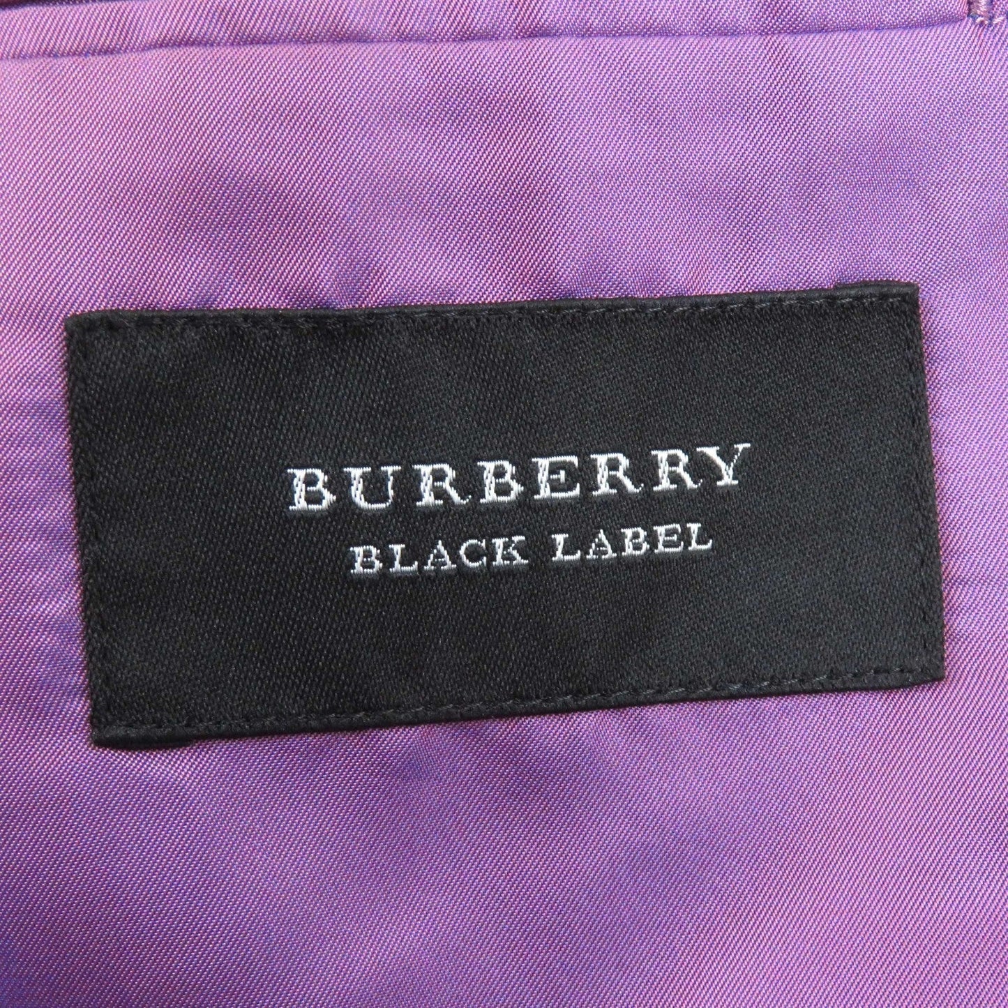 BURBERRY BLACK LABEL suit Outer material: 100% wool, Lining: Cupra, Lining: Polyester, Part: Cupra, (Outer material Super 110S  ) Dark Gray Purple mens 165 36R