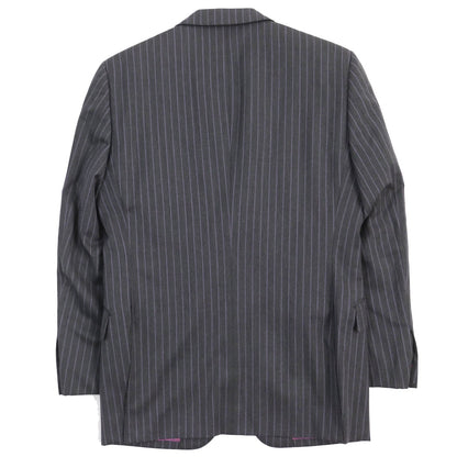 BURBERRY BLACK LABEL suit Outer material: 100% wool, Lining: Cupra, Lining: Polyester, Part: Cupra, (Outer material Super 110S  ) Dark Gray Purple mens 165 36R