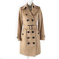 BURBERRY LONDON trench coat Main: 100% cashmere, Part: 66% wool, Part: 22% nylon, Part: 12% cashmere, Sleeve lining: 100% viscose (rayon) Brown SANDRINGHAM Sandringham Women 36