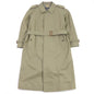 BURBERRY trench coat Outer: 100% cotton, Lining: cotton, Sleeve lining: polyester green mens 94 175