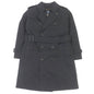 BURBERRY LONDON trench coat Outer: 100% cotton, Sleeve lining: polyester, Lining: cotton, Leather part: cowhide, Liner: 100% wool black mens L