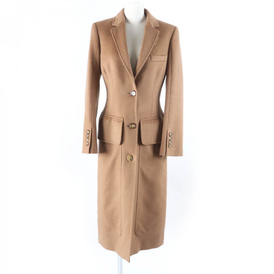 BURBERRY Chester coat 80372341 Outer: 100% cashmere, Part: 70% wool, Part: 20% polyamide (nylon), Part: 10% cashmere, Lining: 50% acetate Camel Women 40