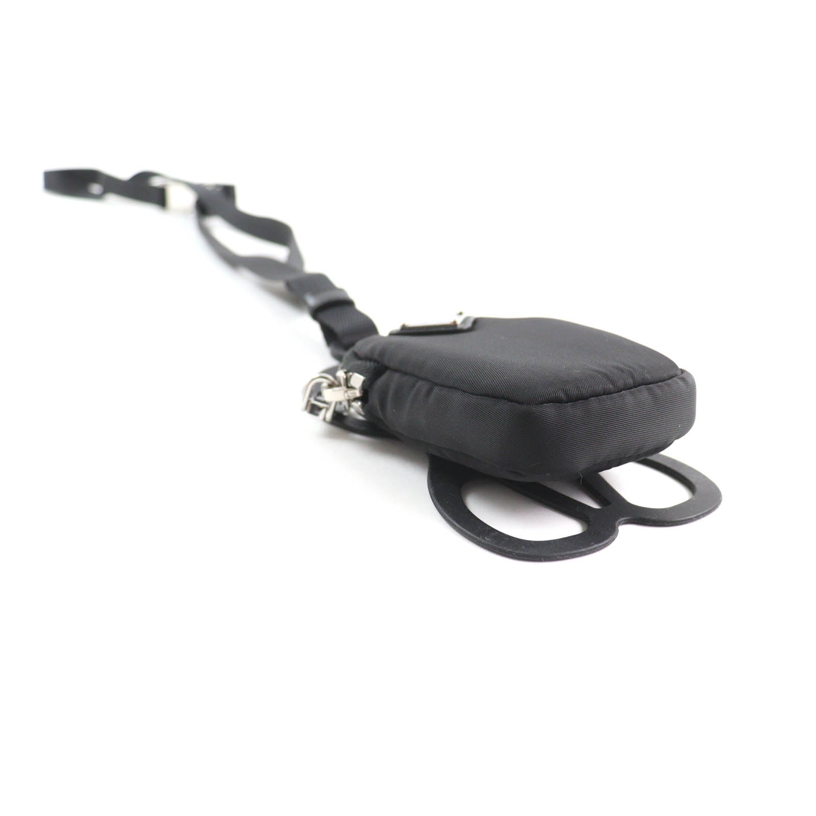 Prada Pouch 1Zt016 Nylon Black Rovelle Bags