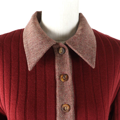 CELINE one piece Main: 100% wool, Lining: 66% acetate, Lining: 34% Bemberg Red type Women 40