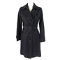 BURBERRY trench coat Outer: 100% cotton, Lining: cotton, Sleeve lining: cupra, Leather part: cowhide, Liner: 100% wool black Women 36
