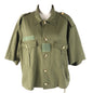 CELINE Short sleeve shirt 2C580106K Outer material: 100% cotton khaki Women 38