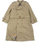 BURBERRY trench coat Outer: 51% cotton, Outer: 49% polyester, Lining: 50% polyester, Lining: 50% cotton beige mens 42