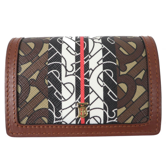 BURBERRY Bifold Wallet PVC Brown type