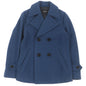 BURBERRY BLACK LABEL pea coat Outer: 90% wool, Outer: 10% nylon, Lining: cupra, Lining: polyester blue mens S