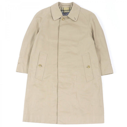 BURBERRY Stainless collar coat Outer: 51% cotton, Outer: 49% polyester, Lining: 50% polyester, Lining: 50% cotton beige mens 40