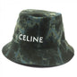 CELINE hat 2AU5B214Q Main: 100% cotton, Lining: 65% polyester, Lining: 35% cotton green mens L
