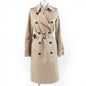 BURBERRY LONDON trench coat B1A88-430-51 Main: 100% cotton, Part: Cowhide, Lining: Cotton, Sleeve lining: Cupra, Liner: 100% wool beige Women 36