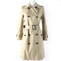 BURBERRY trench coat Main: 100% cotton, Lining: 100% cotton, Part: 100% cotton beige Kensington Women 36
