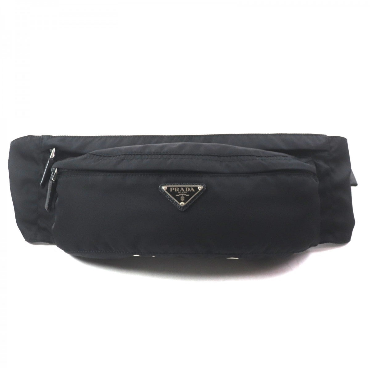 Prada Sling Bag 2Vl132 Main Nylon Part Saffiano Leather Black Test Mens Rovelle Bags