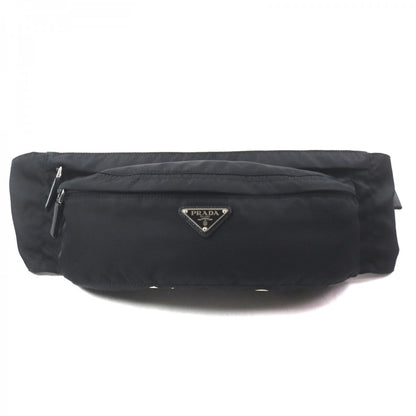 Prada Sling Bag 2Vl132 Main Nylon Part Saffiano Leather Black Test Mens Rovelle Bags