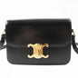 CELINE Shoulder Bag 18842 Main: Calfskin black Teen Triomphe Women