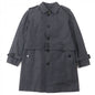 BURBERRY LONDON trench coat Main: 100% cotton, Leather part: cowhide, Lining: cotton, Sleeve lining: polyester, Liner: 100% wool Dark gray mens M