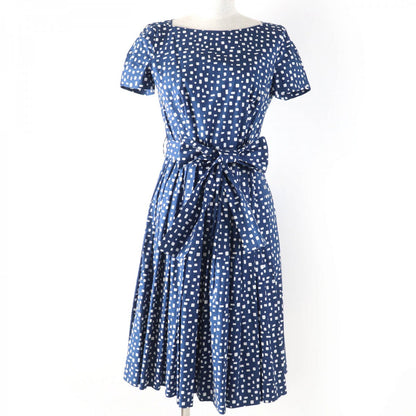 Prada One Piece Main 97 Cotton Main 3 Elastane Navy Women 40 Rovelle Bags