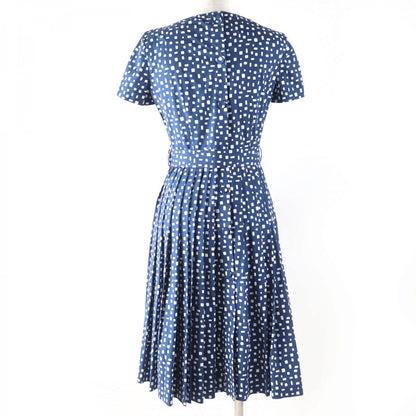 Prada One Piece Main 97 Cotton Main 3 Elastane Navy Women 40 Rovelle Bags