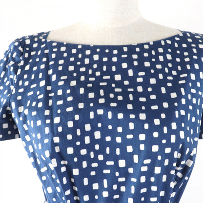 Prada One Piece Main 97 Cotton Main 3 Elastane Navy Women 40 Rovelle Bags