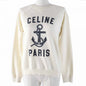 CELINE sweat 2Y244450I Main: 86% cotton, Main: 14% cashmere off white Women XS