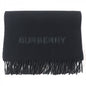 BURBERRY Scarf 80638691 Main: 100% cashmere Black charcoal Reversible checked cashmere scarf mens