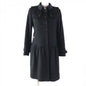 BURBERRY LONDON coat Main: 100% cashmere, Lining: Cupra, Part: Cowhide, Part: Cowhide, Part: Synthetic leather black Women 38