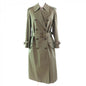 BURBERRY trench coat cotton iridescent L