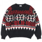 CELINE knit 2AA80628S Outer fabric: 100% wool Black Red type mens XS