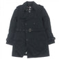 BURBERRY BLACK LABEL trench coat cotton black L