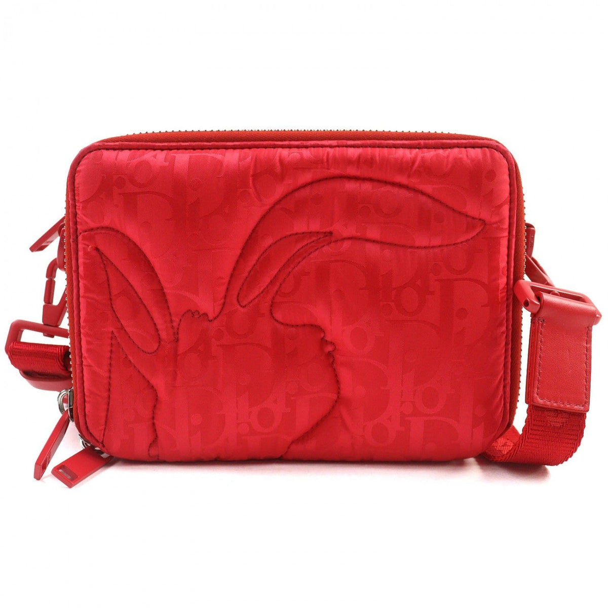 Dior Shoulder Bag 2ESBC119RAY leather Red Rovelle Bags
