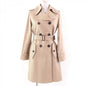 BURBERRY LONDON trench coat cotton beige 38