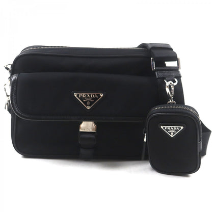 Prada Shoulder Bag 2Vh133 Nylon Black Rovelle Bags