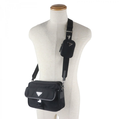 Prada Shoulder Bag 2Vh133 Nylon Black Rovelle Bags