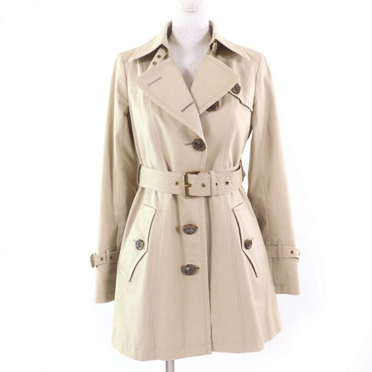 BURBERRY BLUE LABEL trench coat FR11-697 cotton beige 40