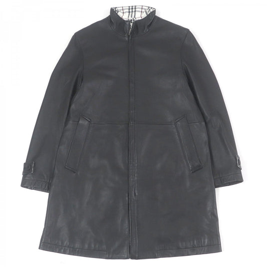 BURBERRY BLACK LABEL coat Sheep leather black M
