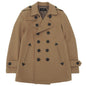 BURBERRY BLACK LABEL pea coat D1F22-840-44 wool Brown type M