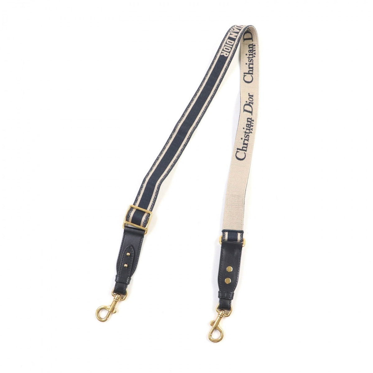 Christian Dior Shoulder strap S8553CBTE canvas Navy Rovelle Bags