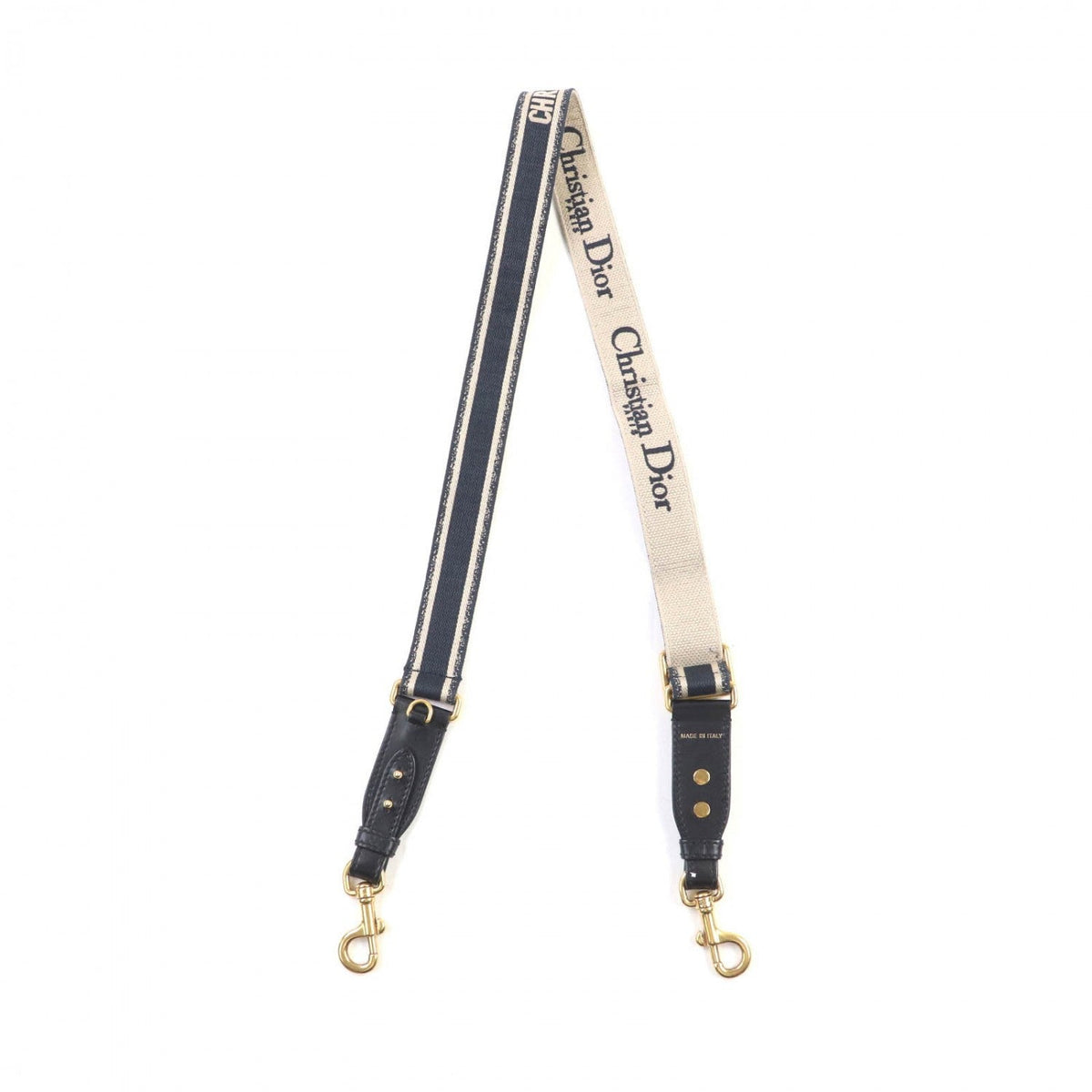 Christian Dior Shoulder strap S8553CBTE canvas Navy Rovelle Bags