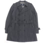 BURBERRY LONDON trench coat wool charcoal LL
