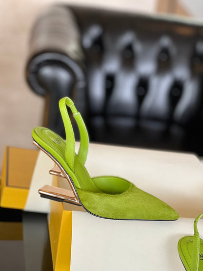 Fendi First Heel Slingbacks