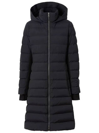 Luxury Burberry New Bridge Hooded Goose Down Padding Black