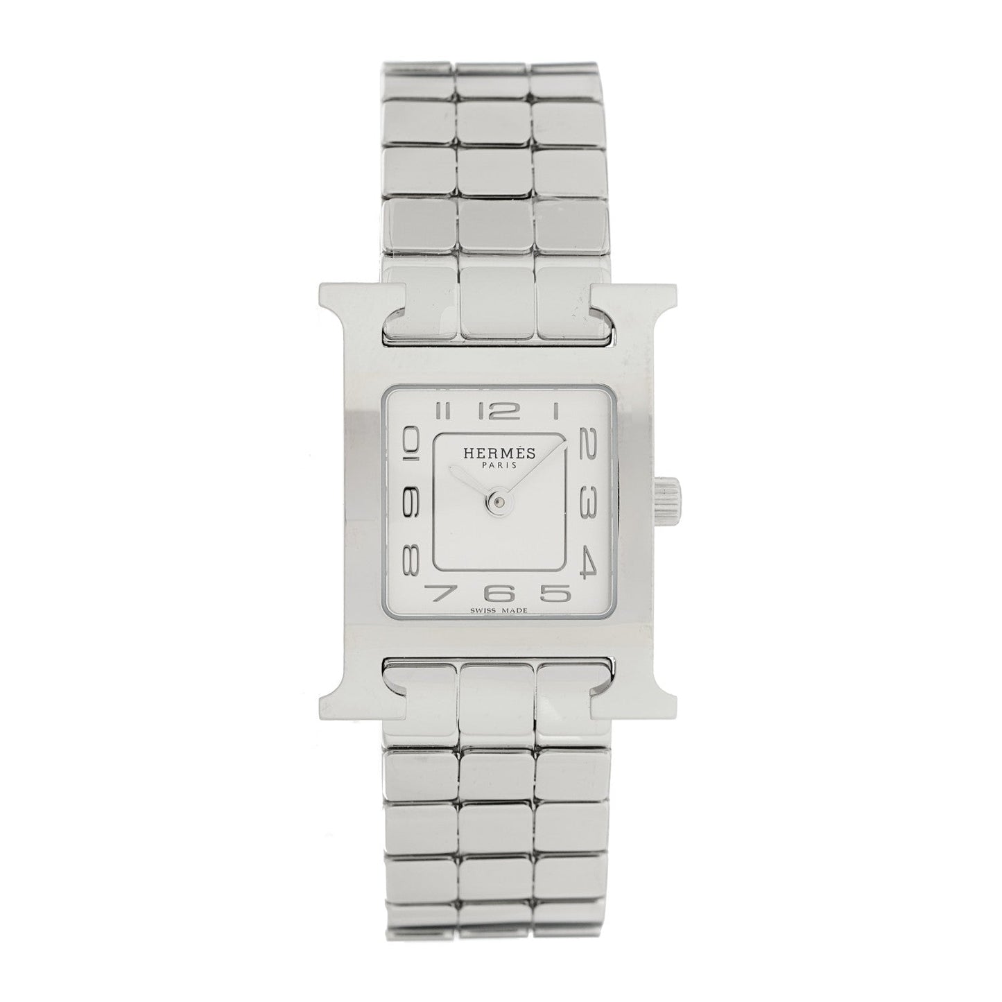 Stainless Steel 21mm Heure H Hour Quartz Watch