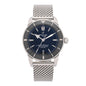 Stainless Steel 44mm Superocean Heritage II B20 Automatic Watch Blue AB2030