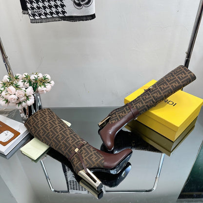 Fendi Delfina Knee High Boots