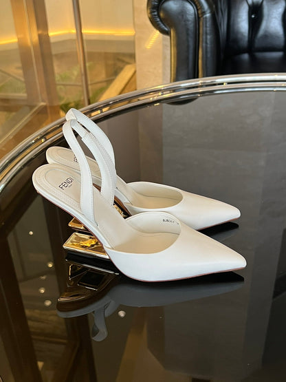 Fendi First Heel Slingbacks
